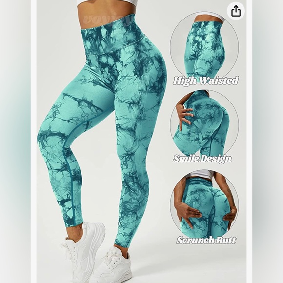 💖2 for $40 | Voyjoy Amazon Tie Dye Seamless Leggings - Picture 2 of 8